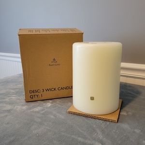 PartyLite 3 wick candle, 6x8 Indulgence Serenity Scent